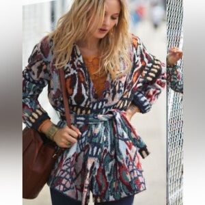 Sezane Chiara Textured Jacket with Belt